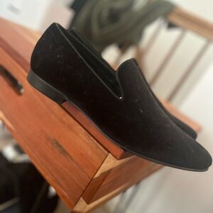 ALDO Suede Black Leather Loafers (Men’s 11)